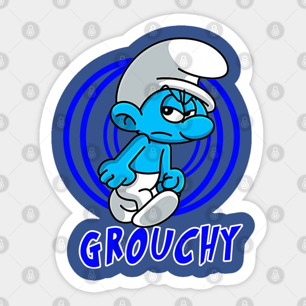 grouchy Sticker by  consumepodcast